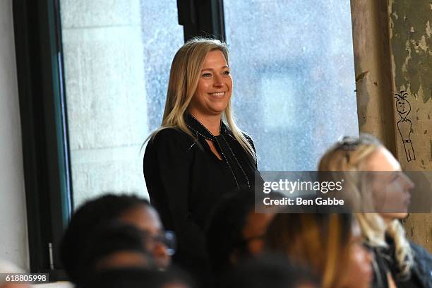 Director Beth Murphy attends the BUILD Speaker Series to duscuss the film "What Tomorrow Brings" at AOL HQ on October 28, 2016 in New York City.