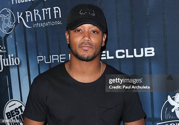 Rapper Lil Romeo attends Maxim Magazine's annual Halloween party on October 22, 2016 in Los Angeles, California.