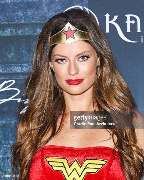 Personality / Model Hannah Stocking attends Maxim Magazine's annual Halloween party on October 22, 2016 in Los Angeles, California.