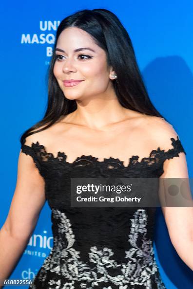 Actress Melissa Carcache arrives at the 4th Annual UNICEF Masquerade