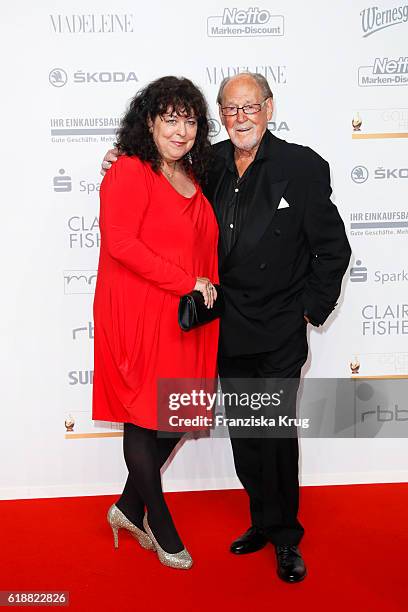 Herbert Koefer and Heike Koefer attend the Goldene Henne on October 28, 2016 in Leipzig, Germany.