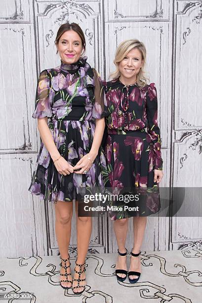 Katherine Kallinis Berman and Sophie Kallinis LaMontagne attend the Build series to discuss "Georgetown Cupcake" at AOL HQ on October 28, 2016 in New...