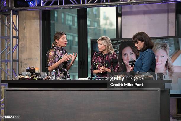 Katherine Kallinis Berman and Sophie Kallinis LaMontagne attend the Build series to discuss "Georgetown Cupcake" at AOL HQ on October 28, 2016 in New...