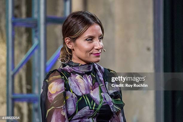 Katherine Kallinis Berman discuss Georgetown Cupcake at AOL HQ on October 28, 2016 in New York City.