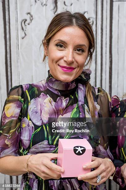 Katherine Kallinis Berman discuss Georgetown Cupcake at AOL HQ on October 28, 2016 in New York City.