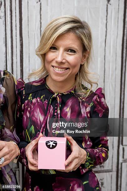 Sophie Kallinis LaMontagne discusses Georgetown Cupcake at AOL HQ on October 28, 2016 in New York City.