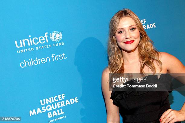 Actress Julianna Guill at the fourth annual UNICEF Next Generation Masquerade Ball on October 27, 2016 in Los Angeles, California.