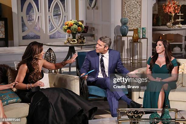 Reunion" -- Pictured: Teresa Giudice, Andy Cohen, Jacqueline Laurita --