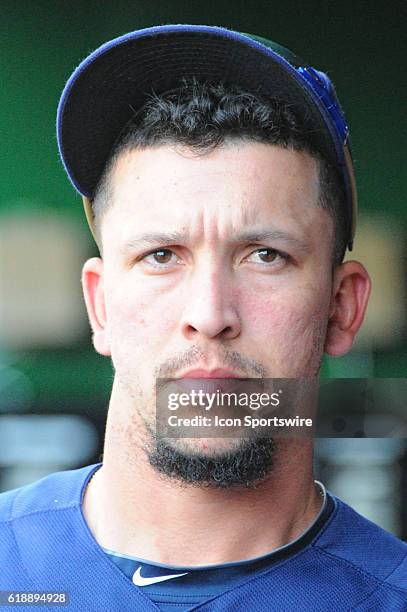 Milwaukee Brewers third baseman Hernan Perez in action against the Washington Nationals at Nationals Park in Washington, D.C. Where the Washington...