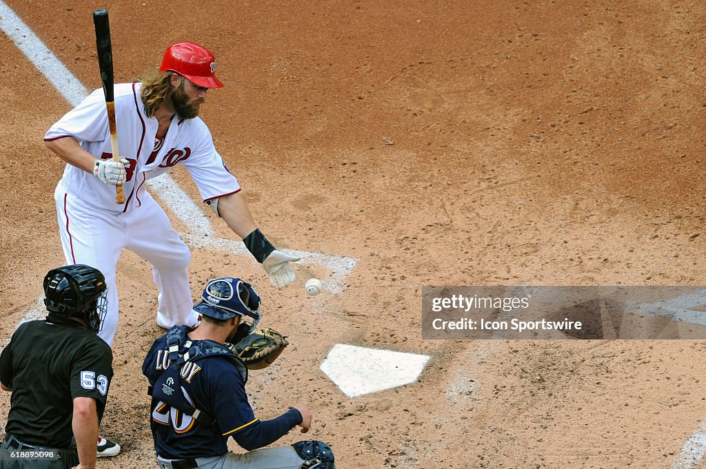 MLB: JUL 06 Brewers at Nationals