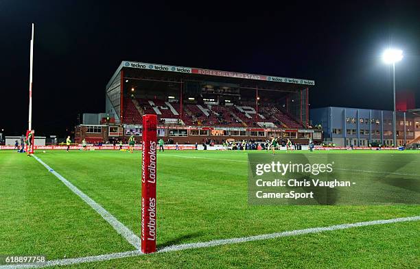 General view of Lightstream Stadium, home of Hull Kingston Rovers, and venue for the first 2016 Four Nations game between Australia and Scotland...