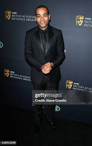 Host Ben 'Doc Brown' Smith attends the 2016 AMD British Academy Britannia Awards presented by Jaguar Land Rover and American Airlines at The Beverly...