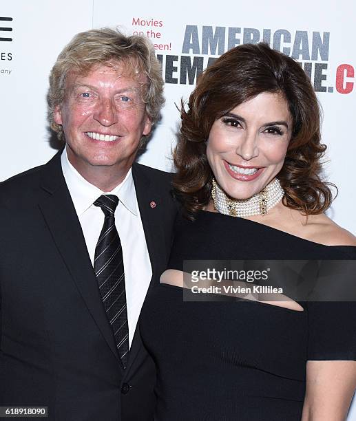 Nigel Lythgoe and Jo Champa attends the 30th Annual American Cinematheque Awards Gala at The Beverly Hilton Hotel on October 14, 2016 in Beverly...