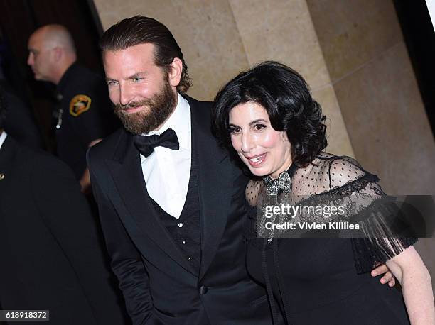 Actor Bradley Cooper and President, Worldwide Marketing and Distribution for Warner Bros Sue Kroll attend the 30th Annual American Cinematheque...