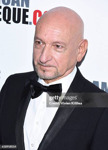 Actor Ben Kingsley attends the 30th Annual American Cinematheque Awards Gala at The Beverly Hilton Hotel on October 14, 2016 in Beverly Hills,...