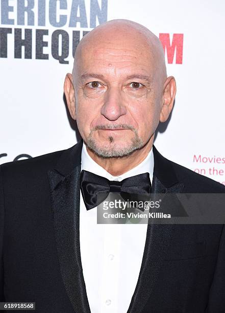 Actor Ben Kingsley attends the 30th Annual American Cinematheque Awards Gala at The Beverly Hilton Hotel on October 14, 2016 in Beverly Hills,...