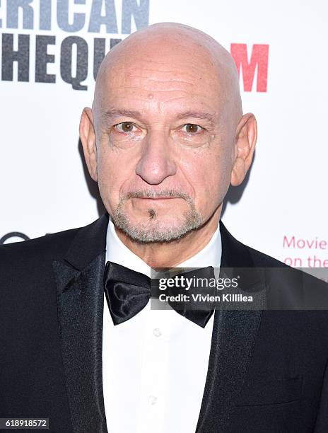 Actor Ben Kingsley attends the 30th Annual American Cinematheque Awards Gala at The Beverly Hilton Hotel on October 14, 2016 in Beverly Hills,...