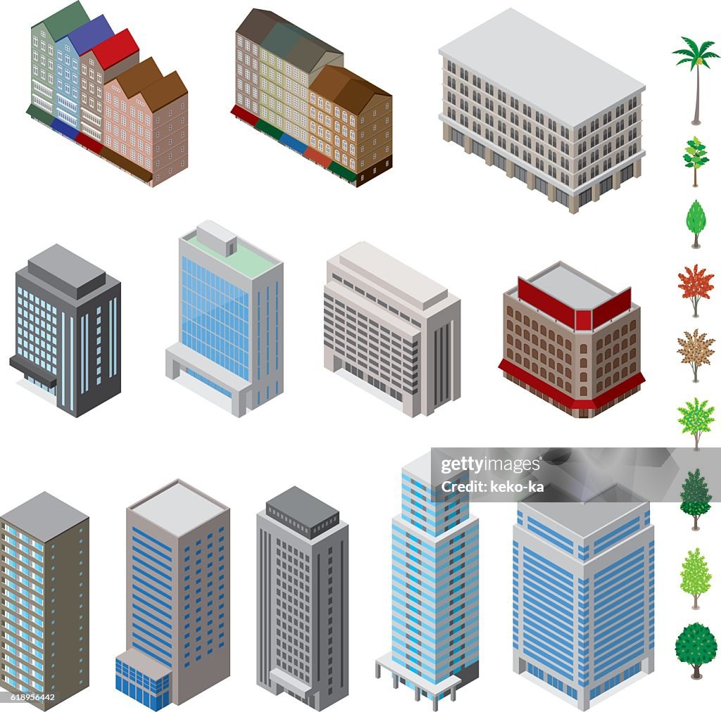 Various Building Solid Figure High-Res Vector Graphic - Getty Images