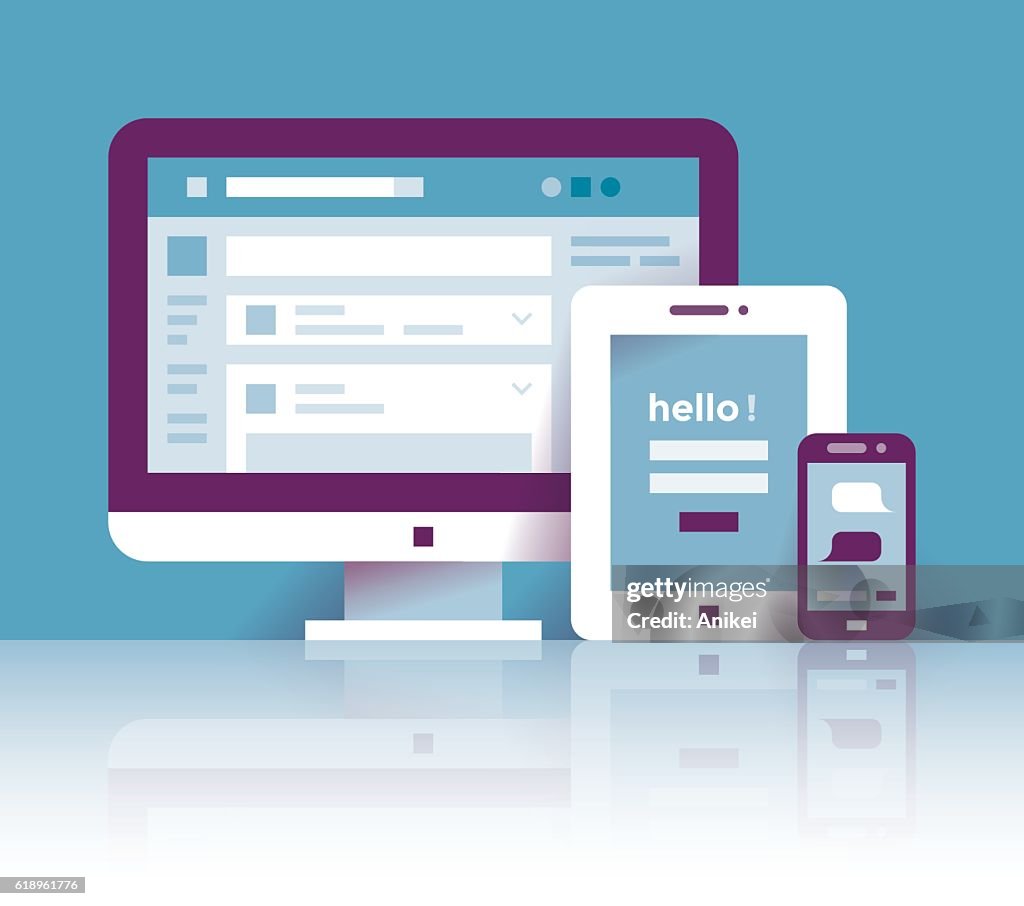 Request Phone Computer Internet Computer Tablet And Mobile Phone With Social Network Internet Page High ...