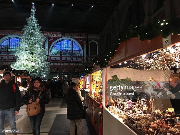 christmas market in switzerland, zurich - zurich christmas stock pictures, royalty-free photos & images