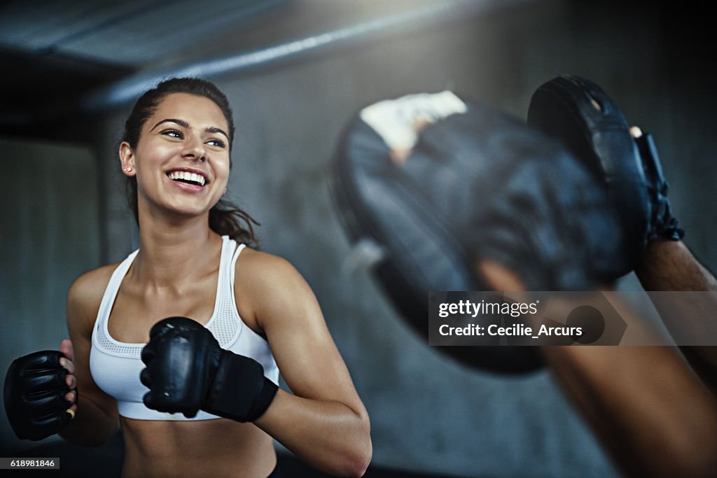 Boxing her way to a ripper body