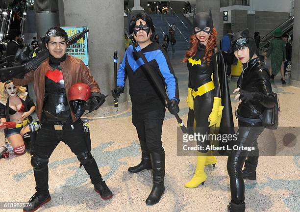 Cosplayers attend Day 1 of Stan Lee's Los Angeles Comic Con 2016 held at Los Angeles Convention Center on October 28, 2016 in Los Angeles, California.