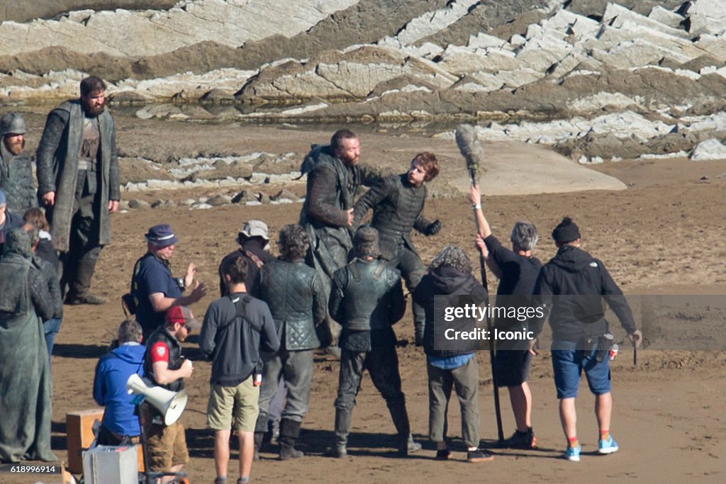 Game of Thrones Set Filming on October 29, 2016 in Zumaia