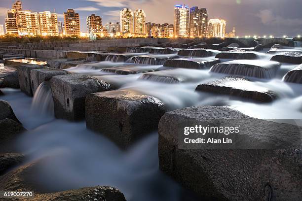 Night Scene Of Chubei City In Hsinchu Taiwan, Photo