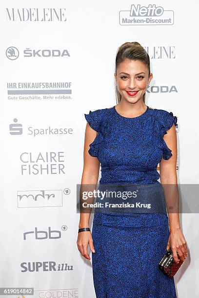 German-turkish actress Arzu Bazman attends the Goldene Henne on October 28, 2016 in Leipzig, Germany.