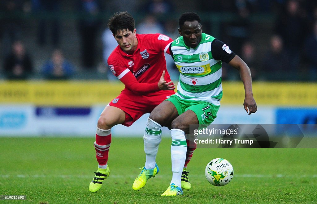 Yeovil Town v Grimsby Town - Sky Bet League Two