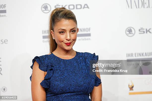 German-turkish actress Arzu Bazman attends the Goldene Henne on October 28, 2016 in Leipzig, Germany.