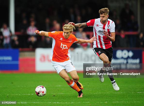 Cheltenham Town v Blackpool - Sky Bet League Two Cheltenham Town v Blackpool - Sky Bet League Two