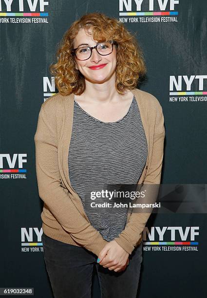 Jo Firestone attends Development Day Panels during the 12th Annual New York Television Festival at Helen Mills Theater on October 29, 2016 in New...