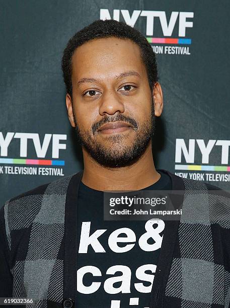 John Thibodeaux attends Development Day Panels during the 12th Annual New York Television Festival at Helen Mills Theater on October 29, 2016 in New...