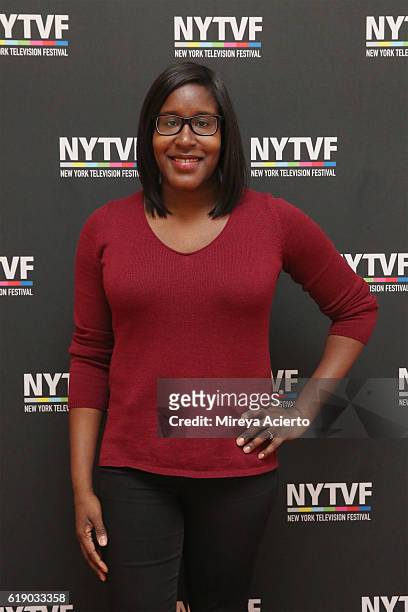 Television writer, Naomi Ekperigin attends the 12th Annual New York Television Festival at Helen Mills Theater on October 29, 2016 in New York City.
