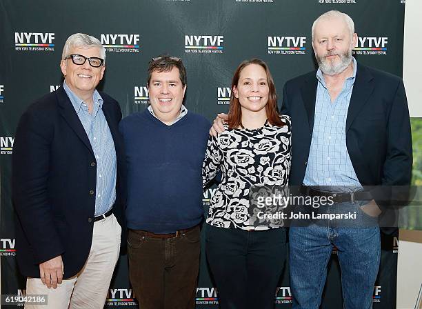 Producer Peter Tolan, Terence Gray, Kristen Baldwin and David Morse attend Development Day Panels during the 12th Annual New York Television Festival...