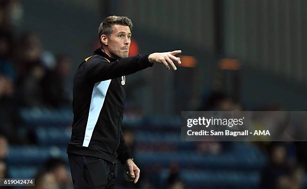 Rob Edwards Interim head coach of Wolverhampton Wanderers during the Sky Bet Championship match between Blackburn Rovers and Wolverhampton Wanderers...
