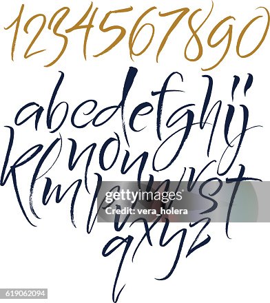 Lowercase Numbers Generator Alphabet Letters Lowercase And Numbers High-Res Vector Graphic - Getty ...