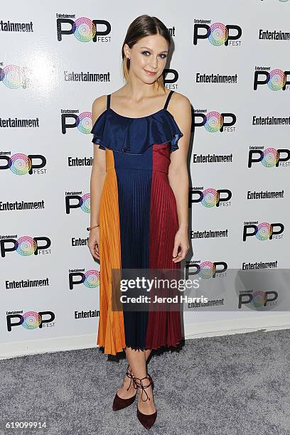 Melissa Benoist attends Entertainment Weekly's Popfest at The Reef on October 29, 2016 in Los Angeles, California.