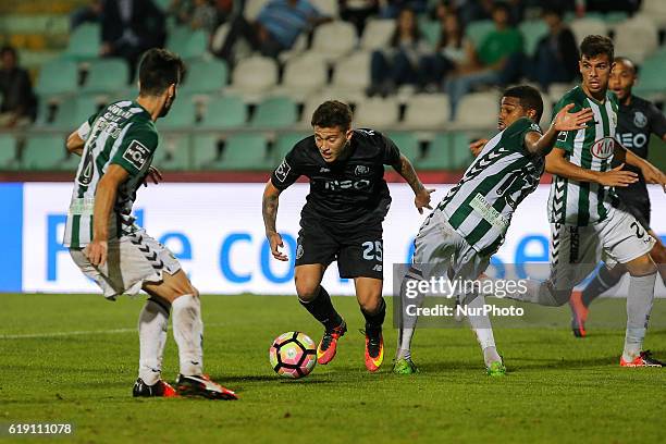 Portos forward Otavio from Brazil during the Premier League 2016/17 match between Vitoria Setubal and FC Porto, at Bonfim Stadium in Setubal on...