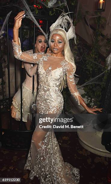 Emma McQuiston, Viscountess of Weymouth, attends Halloween at Annabel's at 46 Berkeley Square on October 29, 2016 in London, England.