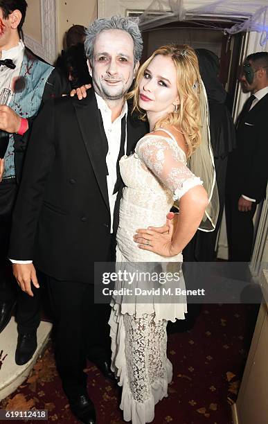 Matt Hermer and Marissa Hermer attend Halloween at Annabel's at 46 Berkeley Square on October 29, 2016 in London, England.