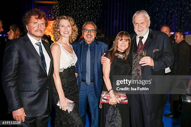 Producer Dieter Wedel, german moderator Franziska Reichenbacher, producer Wolfgang Stumph with his wife Christine Stumph and german singer Gunther...