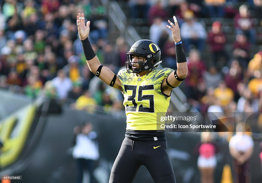 NCAA FOOTBALL: OCT 29 Arizona State at Oregon