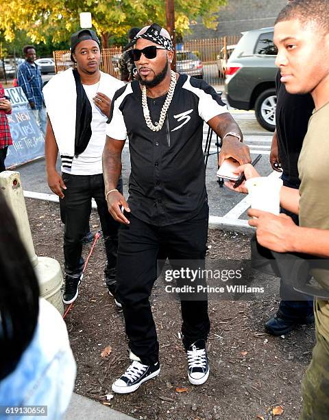 Young Jeezy attends The jeezy Secret show at the Music Room on October 29, 2016 in Atlanta, Georgia.