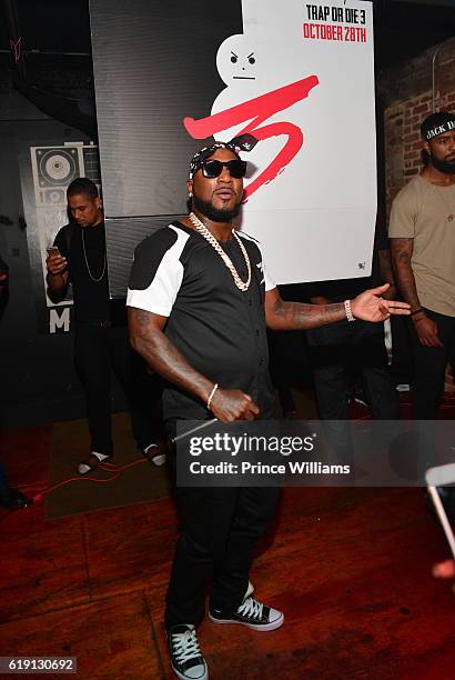Young Jeezy Performs at the Jeezy Secret show at the Music Room on October 29, 2016 in Atlanta, Georgia.