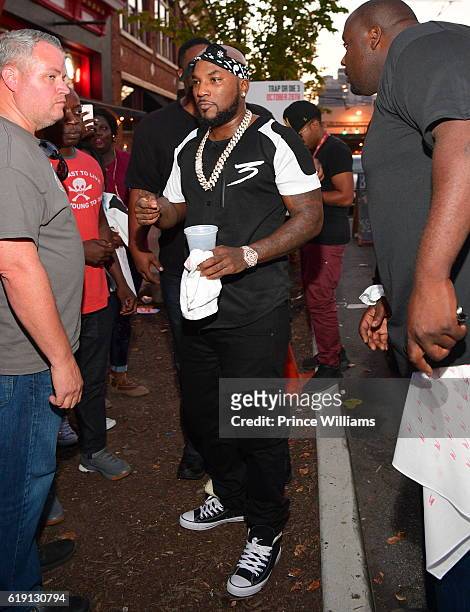 Young Jeezy attends The jeezy Secret show at the Music Room on October 29, 2016 in Atlanta, Georgia.