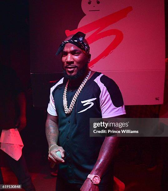 Young Jeezy Performs at the Jeezy Secret show at the Music Room on October 29, 2016 in Atlanta, Georgia.