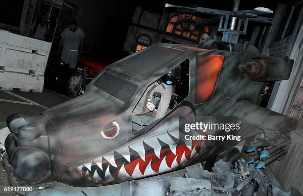 General view of atmsophere at Knott's Scary Farm black carpet event at Knott's Berry Farm on September 30, 2016 in Buena Park, California.