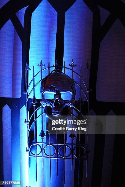 General view of atmsophere at Knott's Scary Farm black carpet event at Knott's Berry Farm on September 30, 2016 in Buena Park, California.